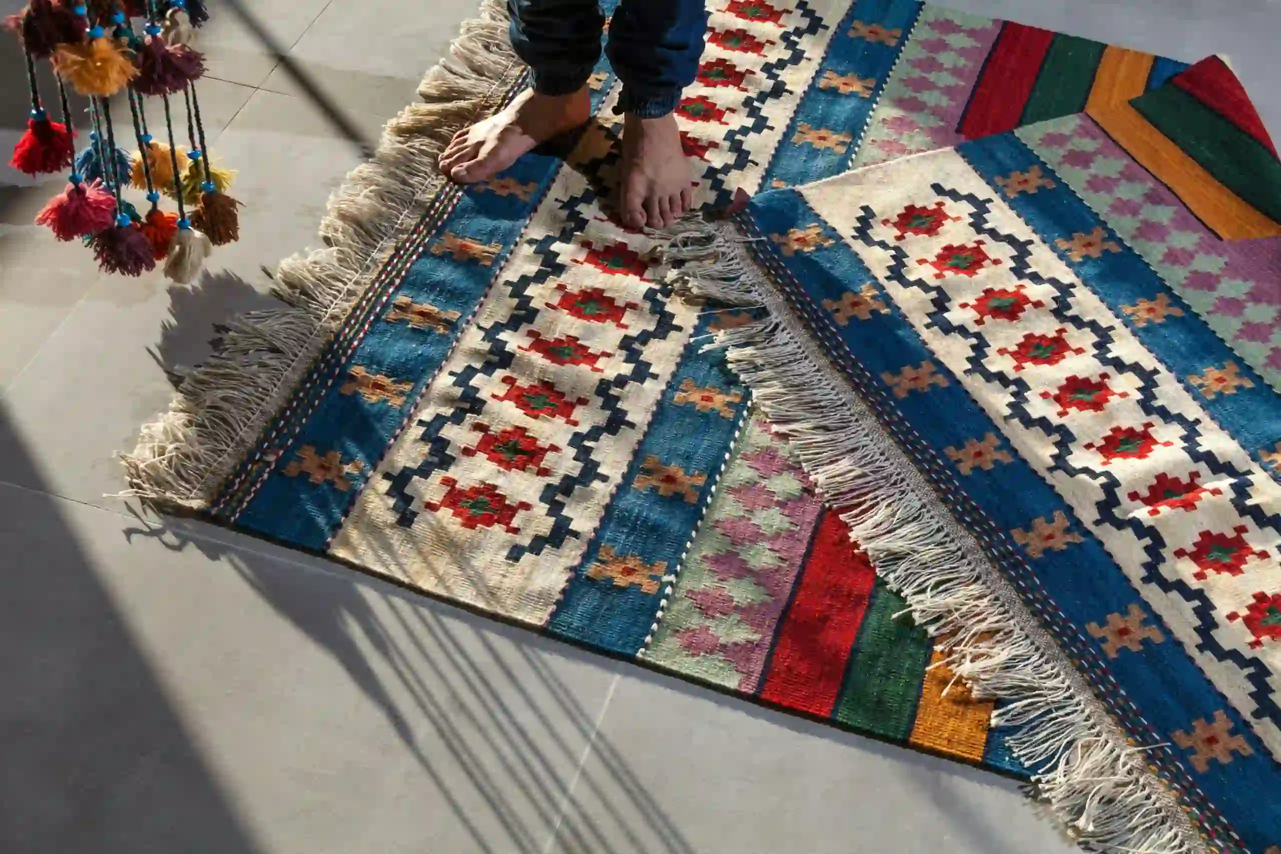 piled rug